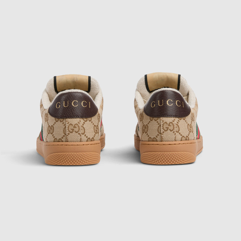 GUCCI Women's worn-out effect Screener sneaker outlook
