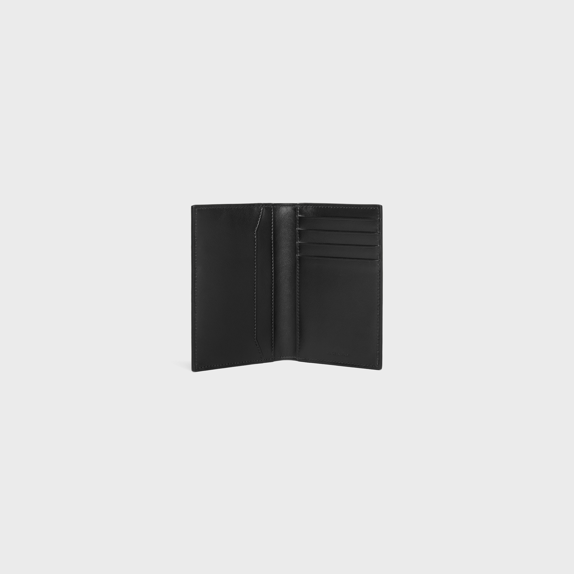 VERTICAL CARD HOLDER in Calfskin with triomphe embossed - 4