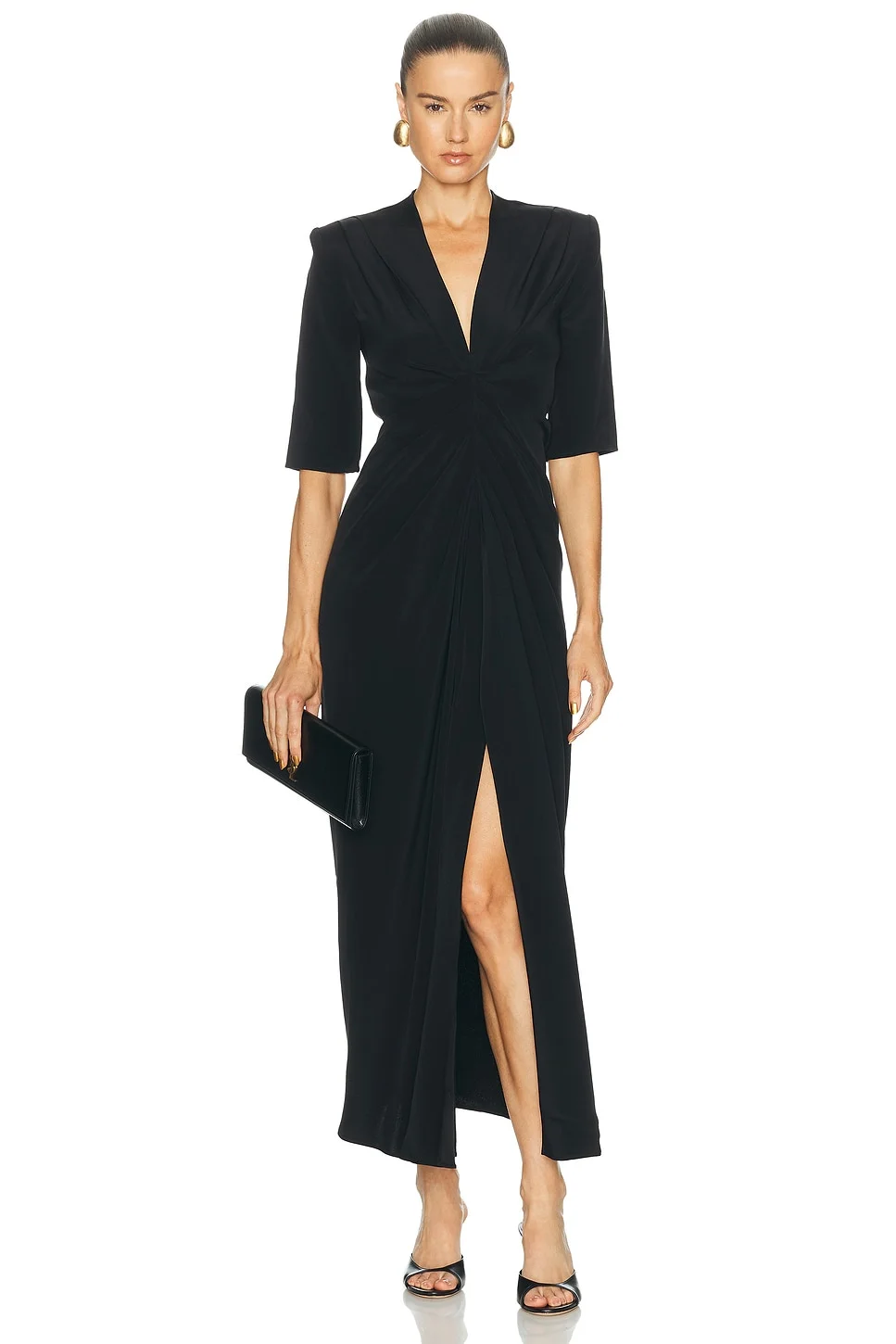 Willa Gathered Midi Dress - 1