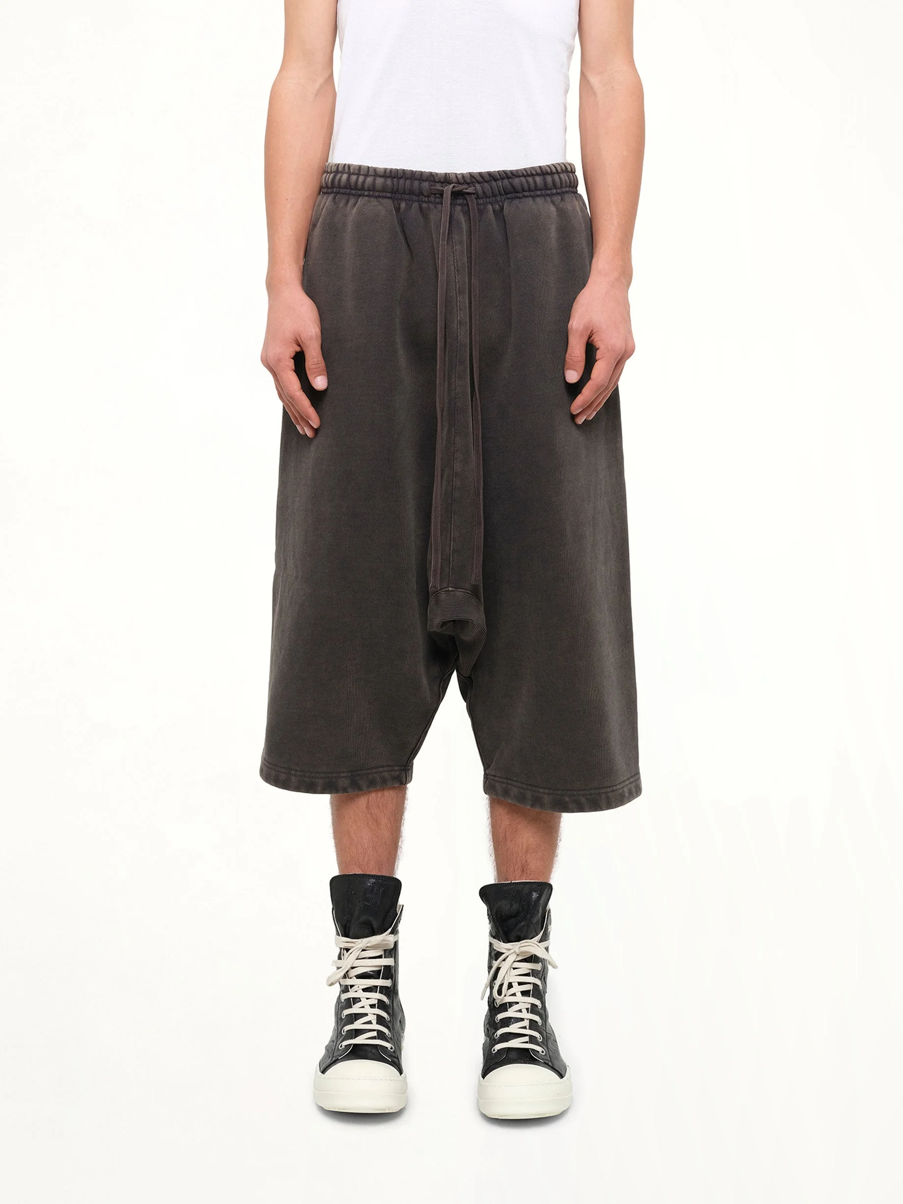 Drop Short in Washed Black - 1
