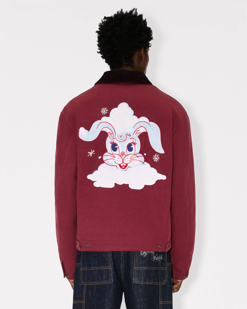 'KENZO Winter Holidays' embroidered utility jacket in cotton 5