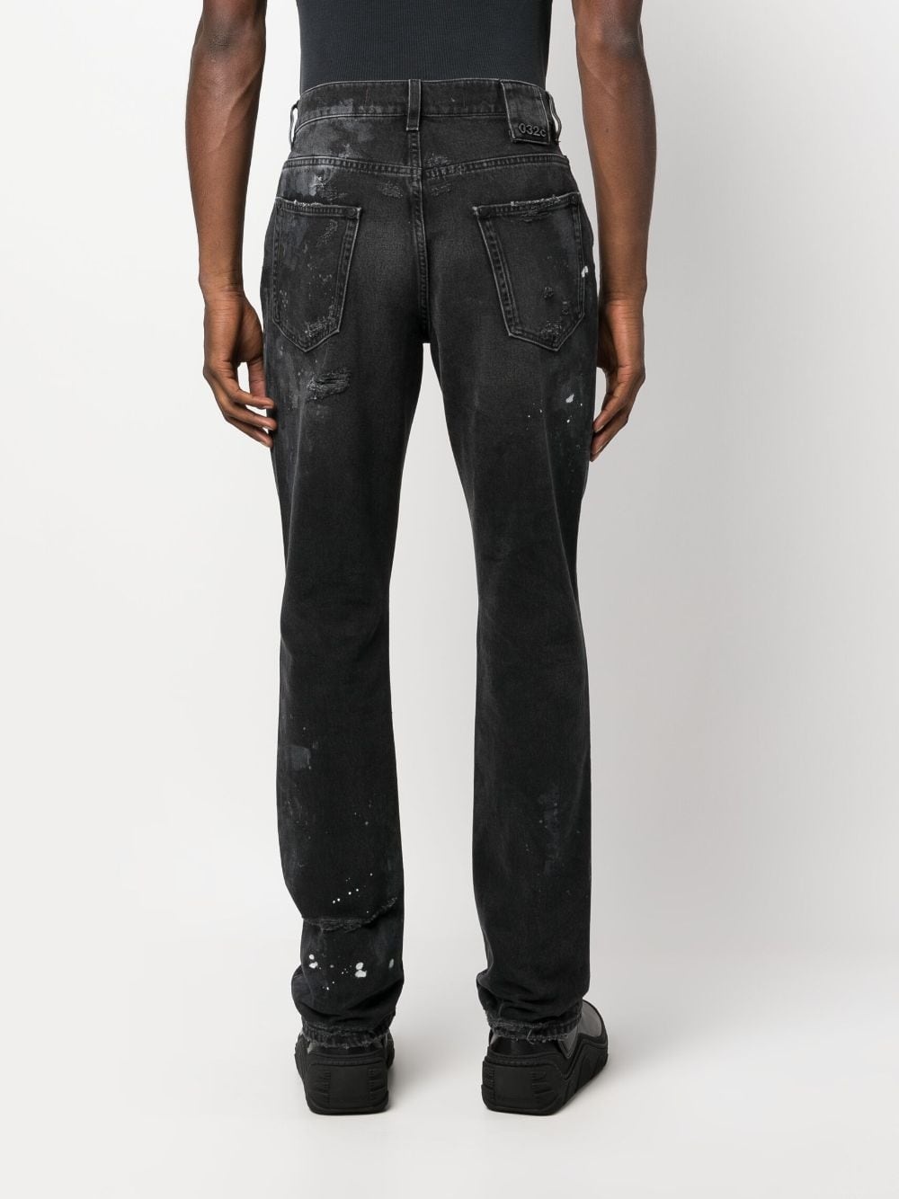Double Shift Painter's distressed-finish jeans - 4