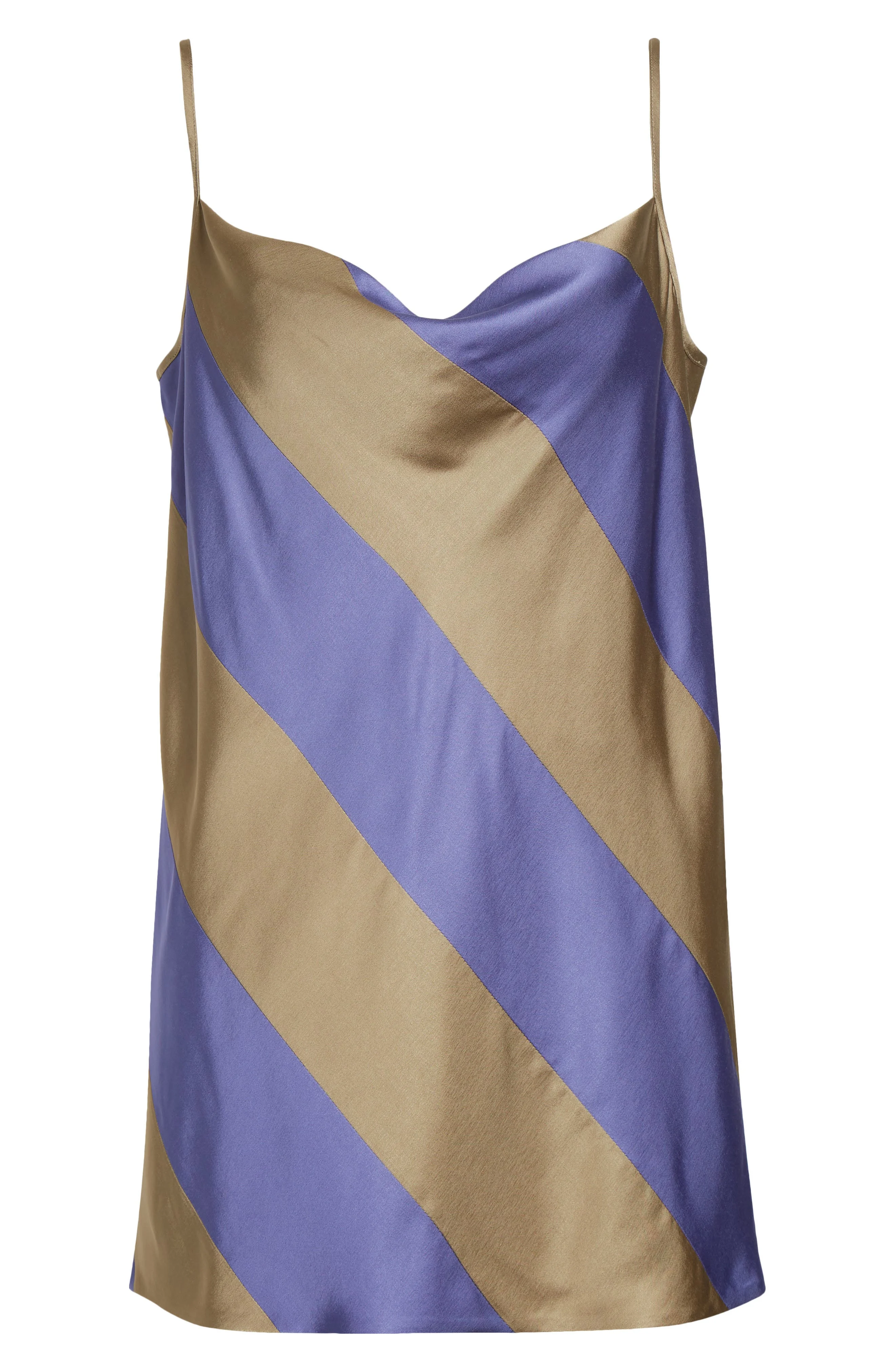 Dries Van Noten Bias Stripe Camisole in Lavender at Nordstrom - 1