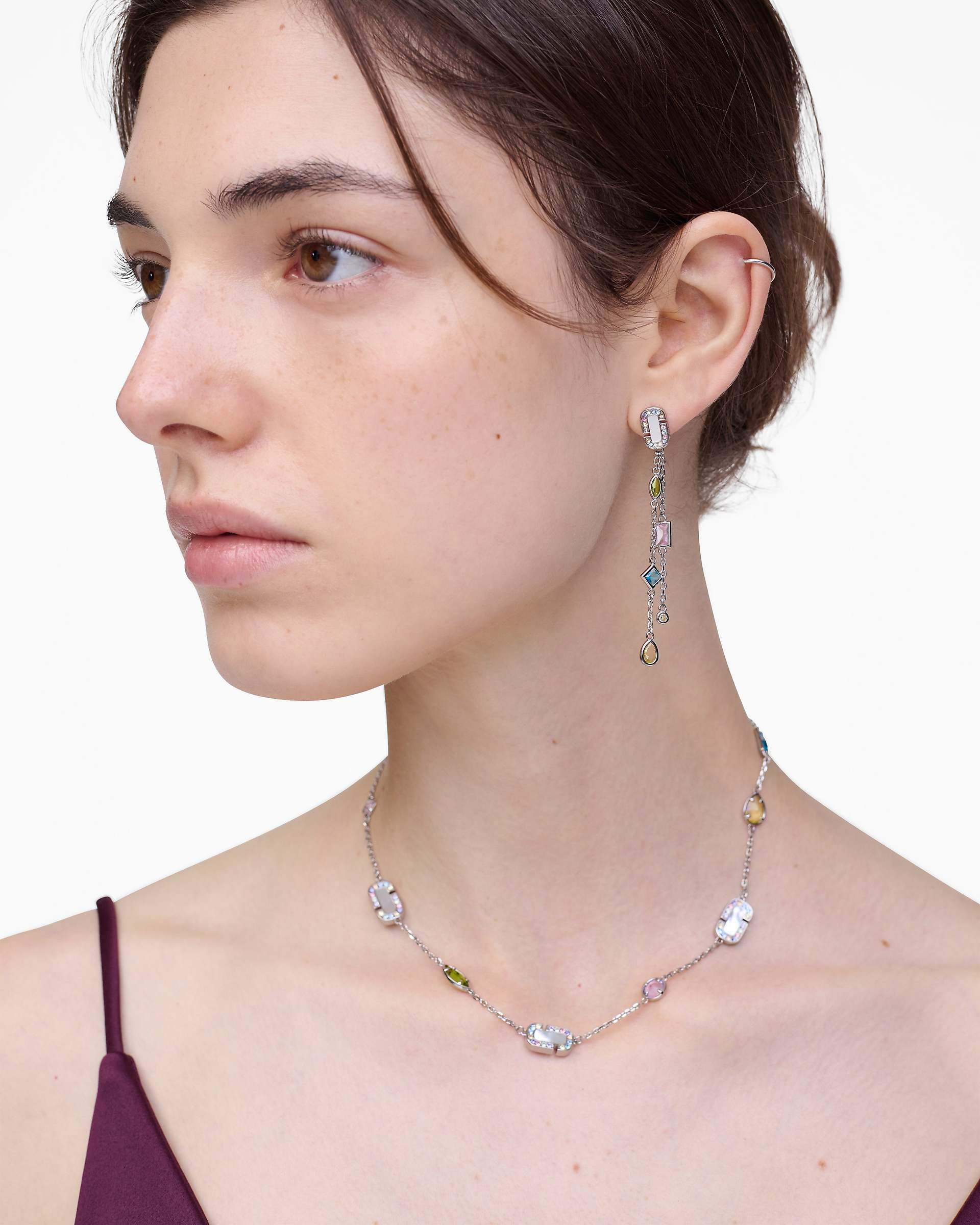 THE J MARC LUXE GEM LINEAR EARRINGS - 4