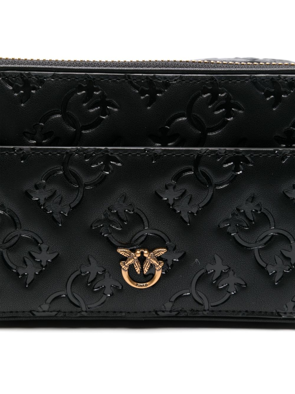 mini logo-debossed cross body bag - 4
