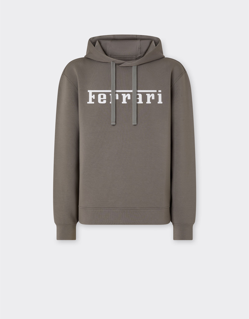 Scuba sweatshirt with Ferrari logo print 1