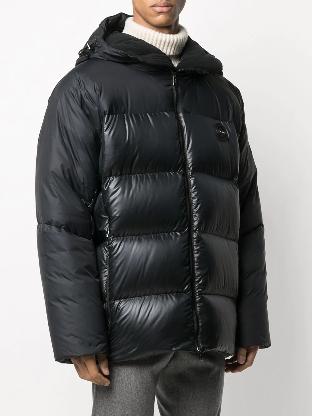 hooded puffer jacket - 3