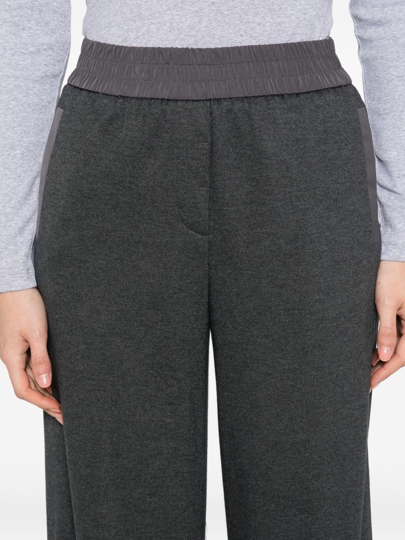 elastic-waistband trousers 5