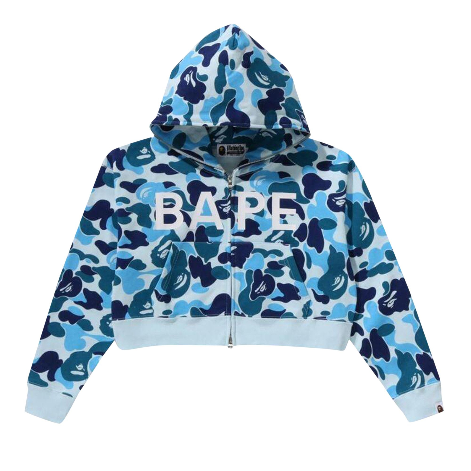 BAPE ABC Camo Full Zip Hoodie 'Blue' - 1