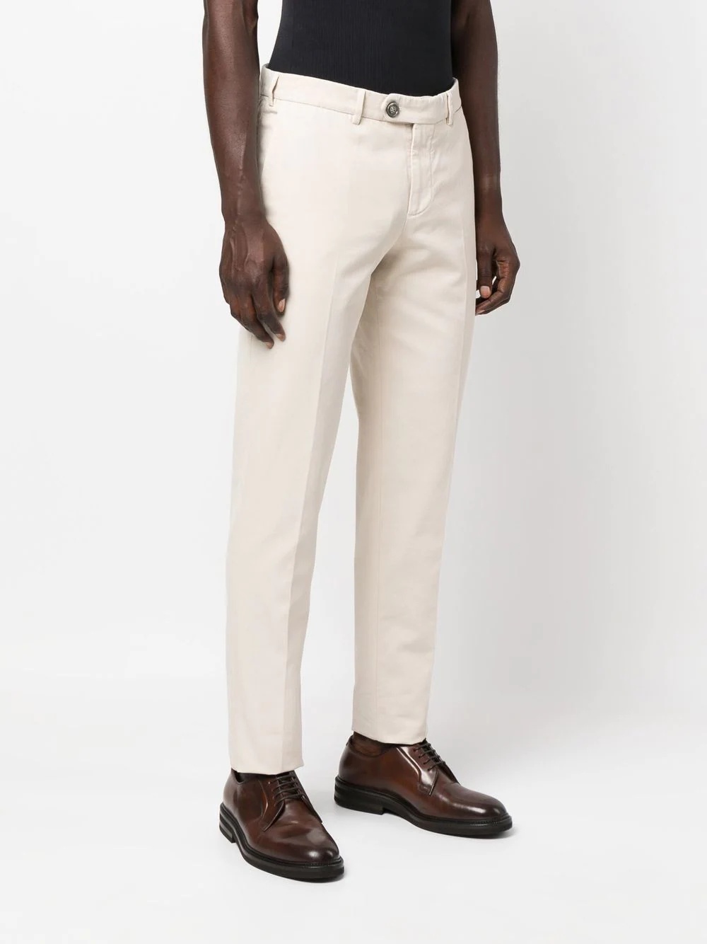 mid-rise straight chinos - 3