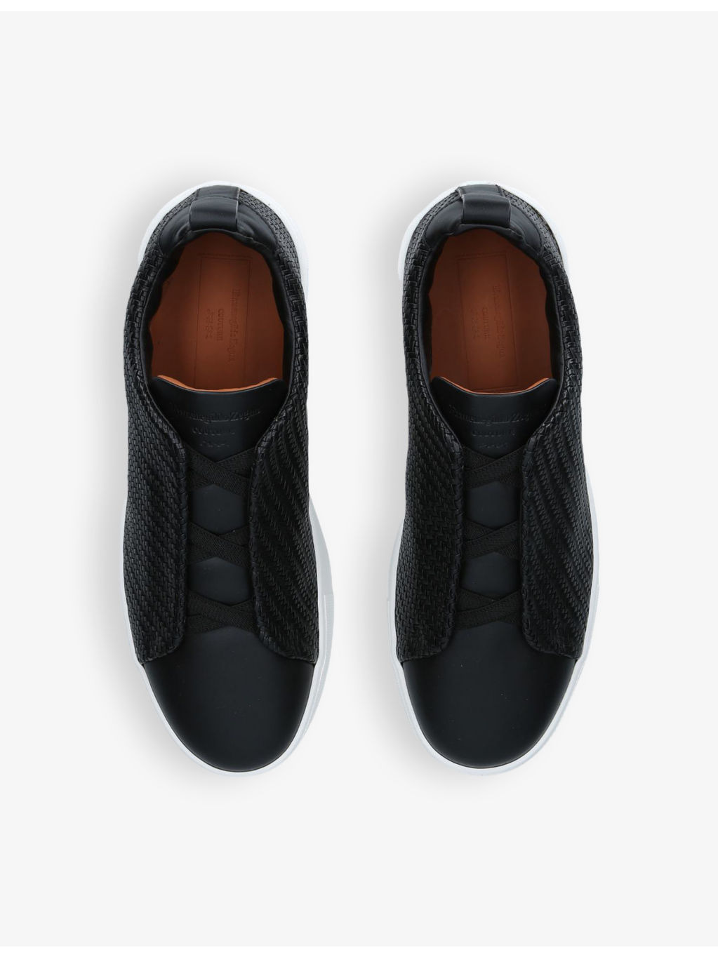 Pelletessuta woven leather low-top trainers - 2