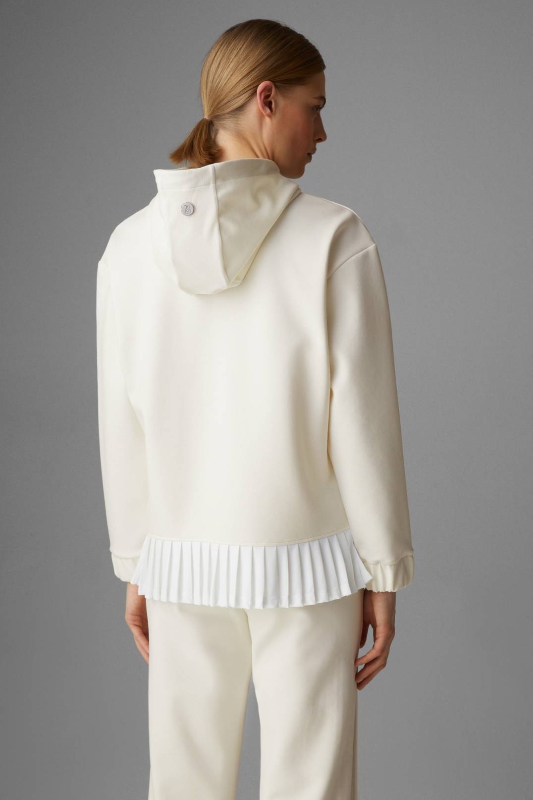KATALIN SWEATSHIRT HOODIE IN OFF-WHITE - 3