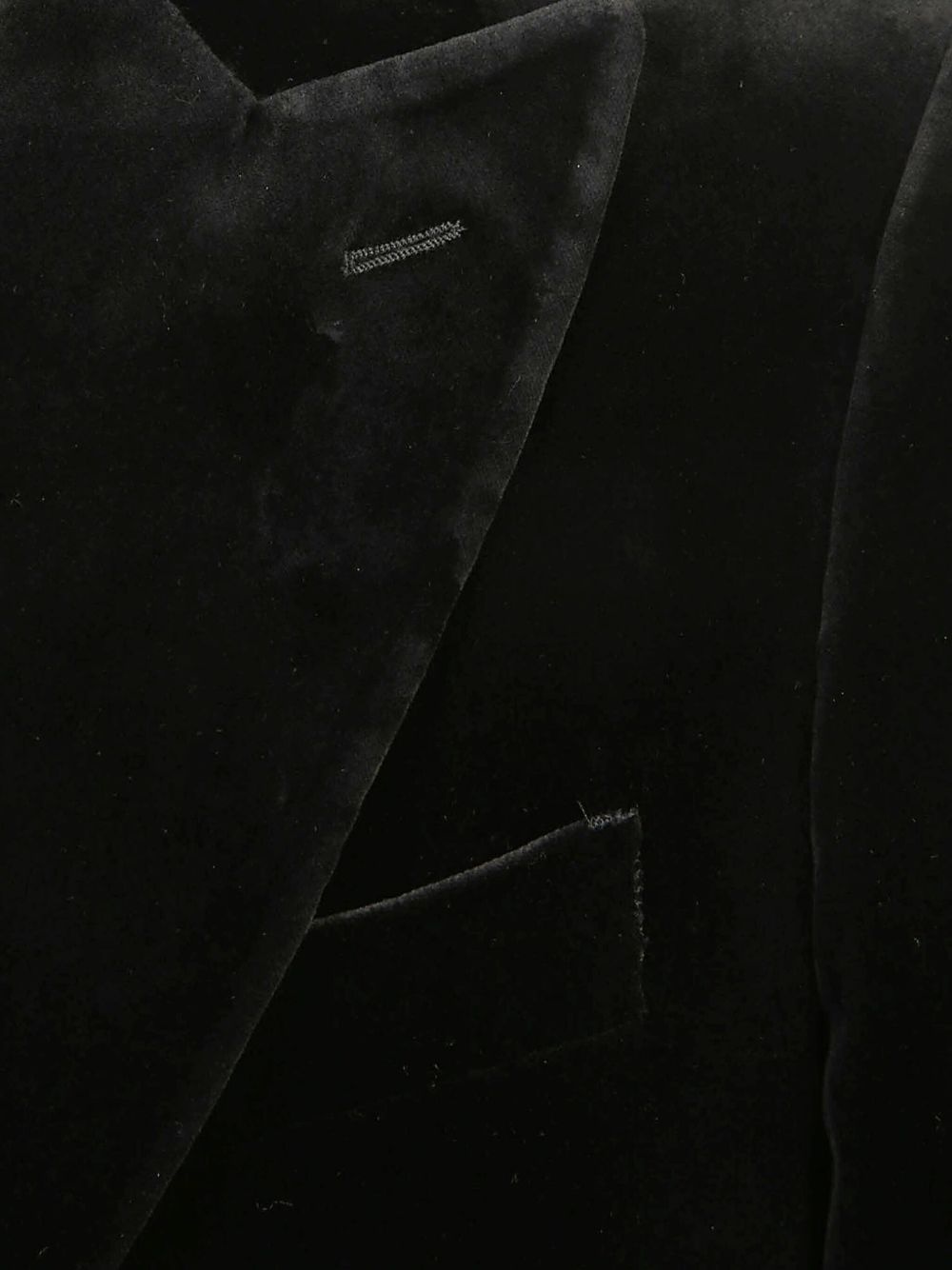 velvet-finish blazer - 3