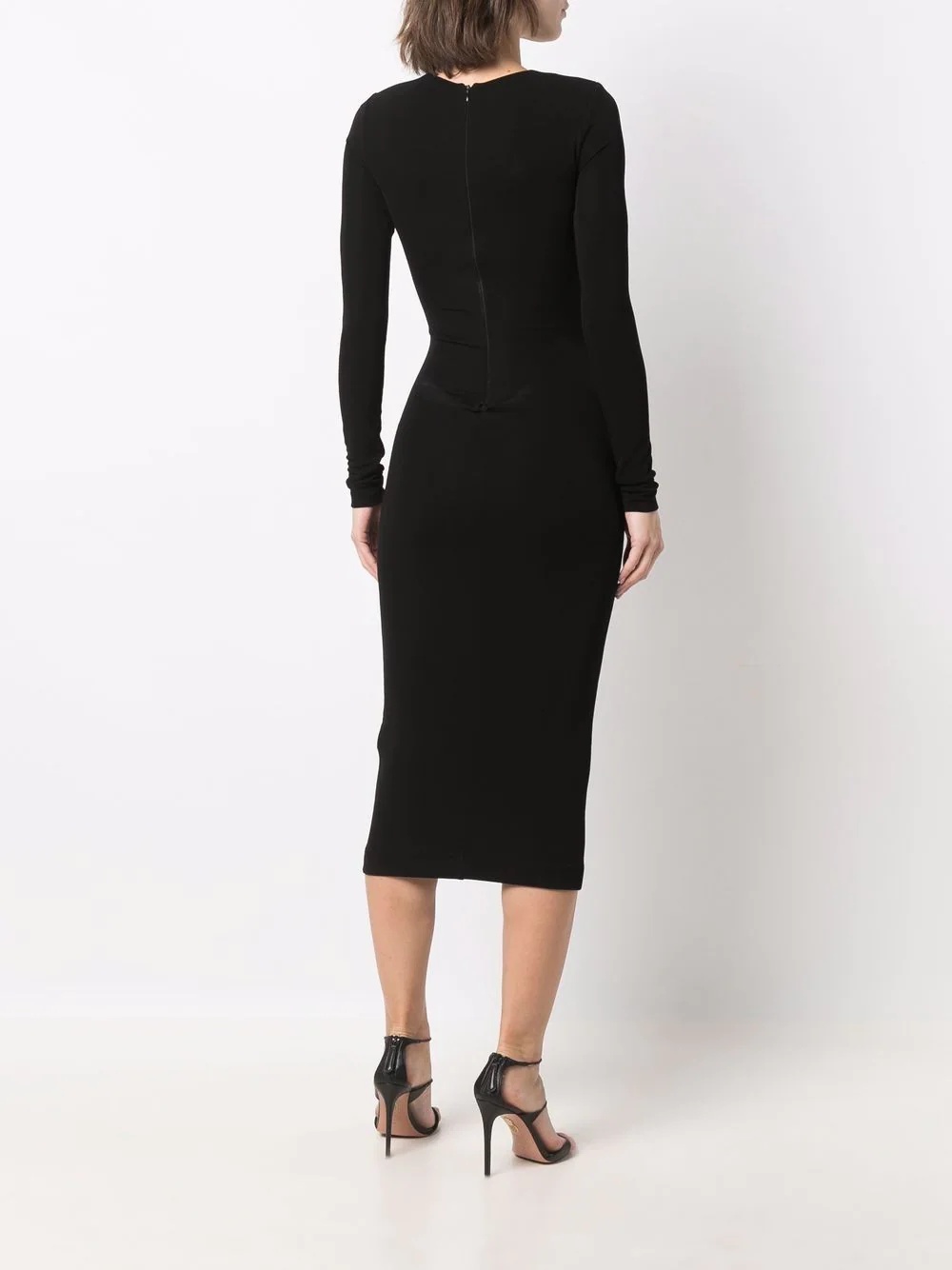 cut-out detail dress - 4