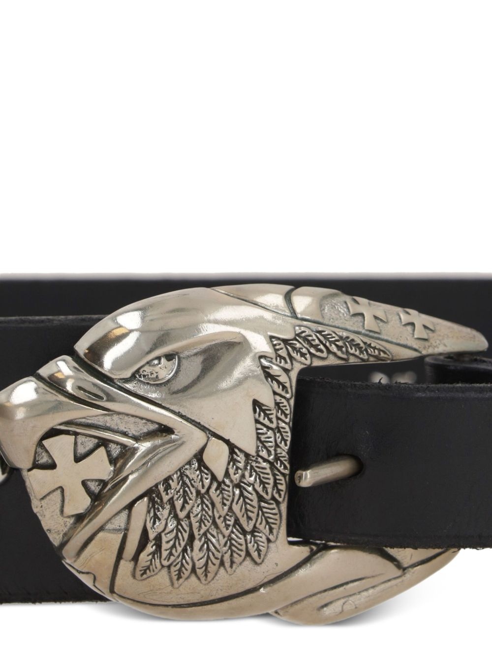 eagle-head studded belt - 2