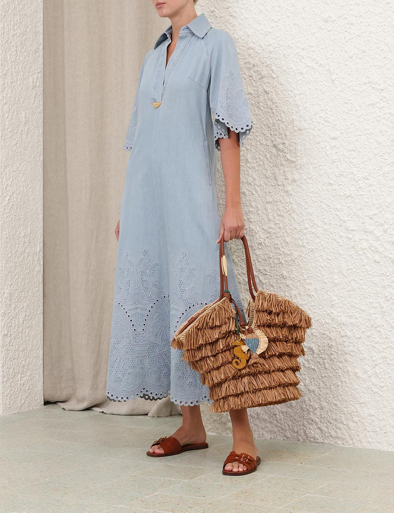 DAYLIGHT DENIM MIDI DRESS 3