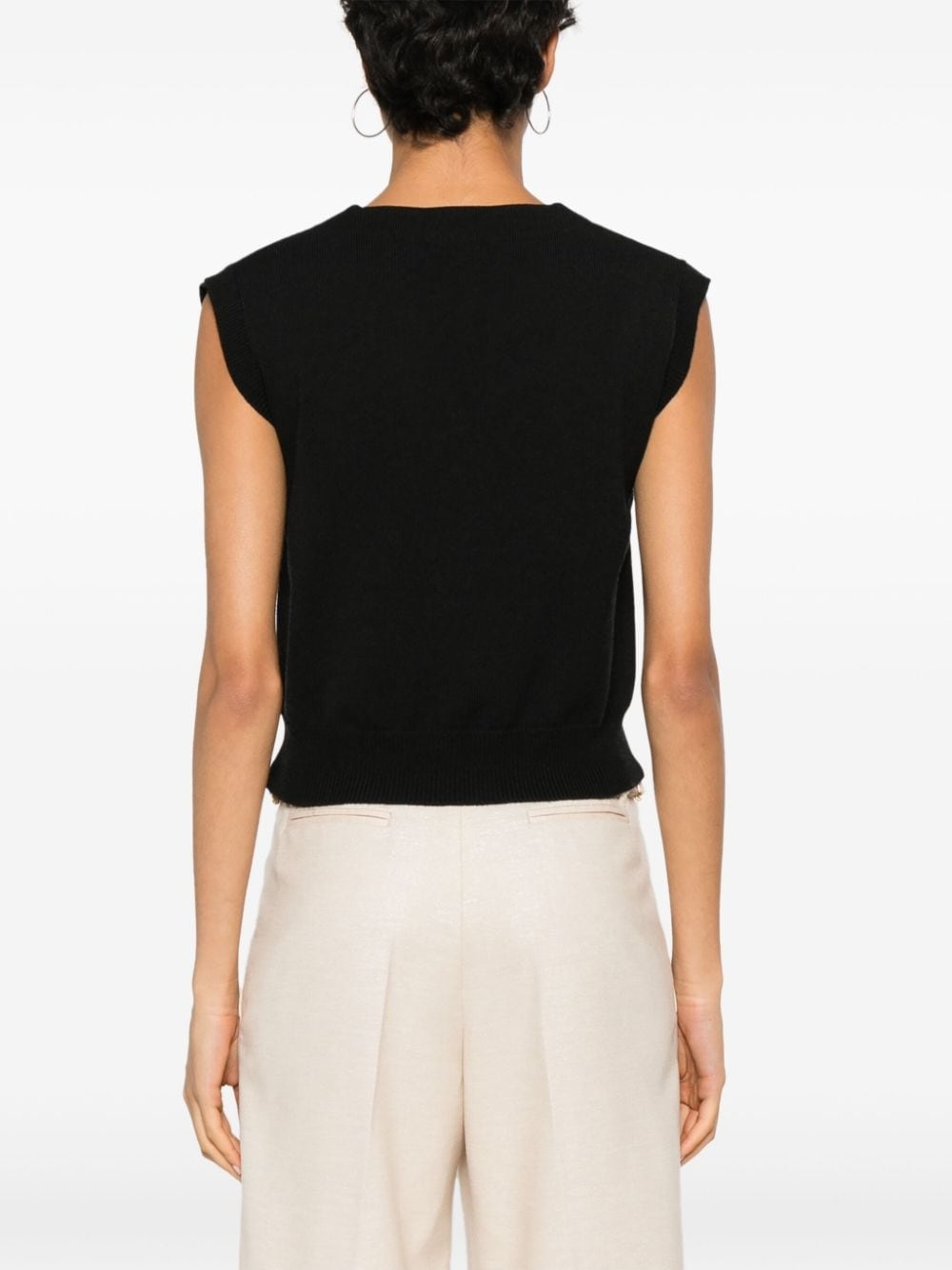 knitted vest - 4