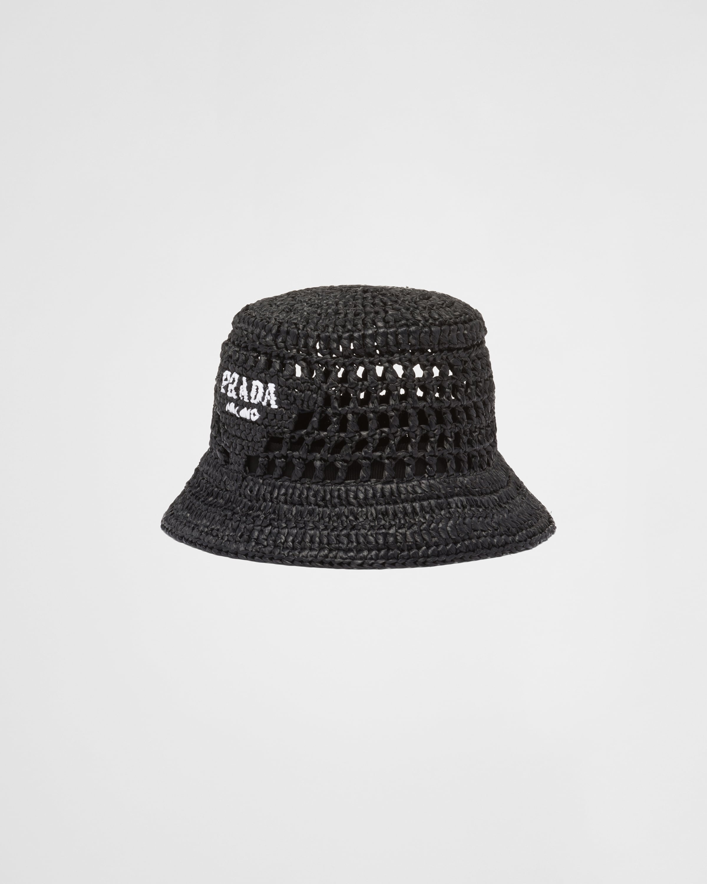 Woven fabric bucket hat - 1