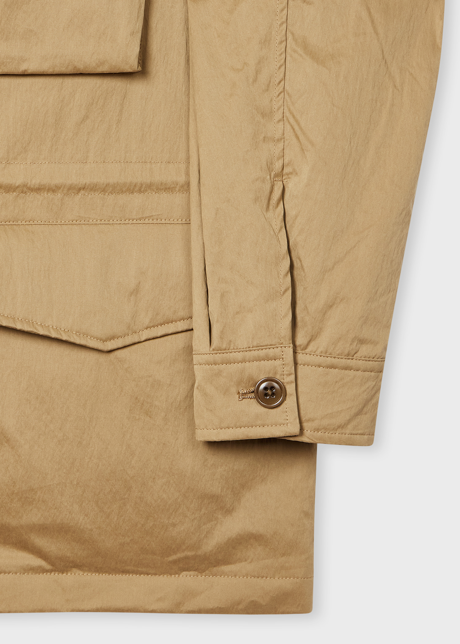 Tan Nylon-Blend Field Jacket - 5