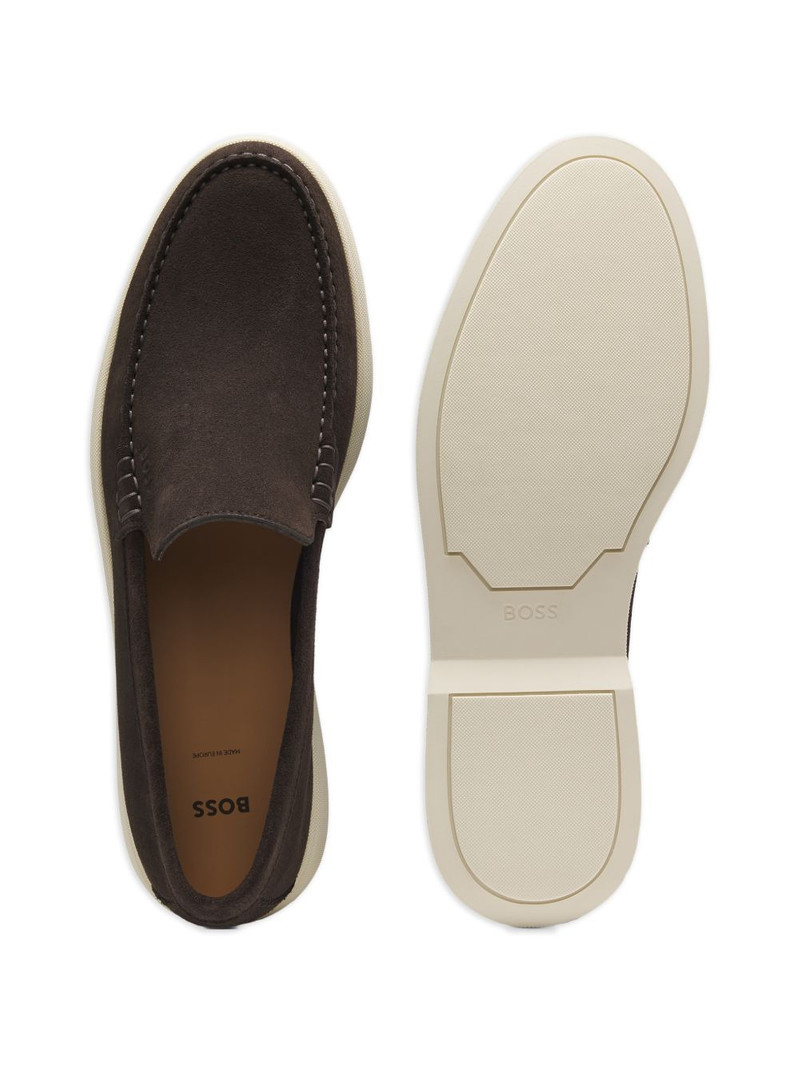 suede stitched loafers 4