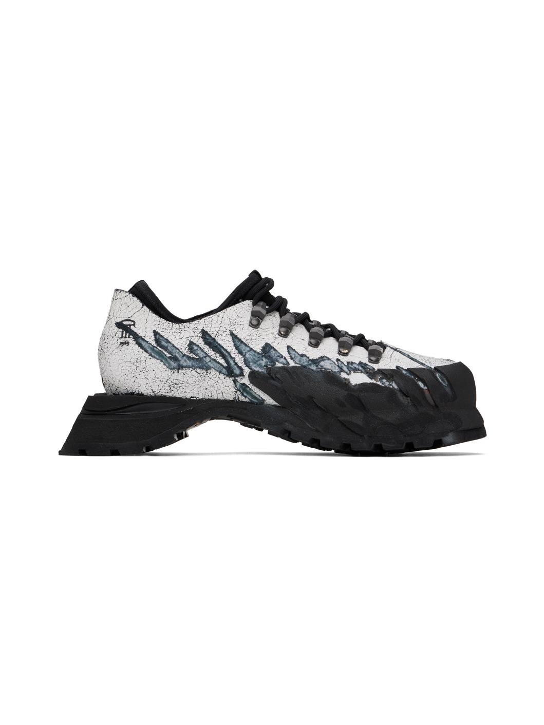DEMON White & Black Poyana Boots | REVERSIBLE