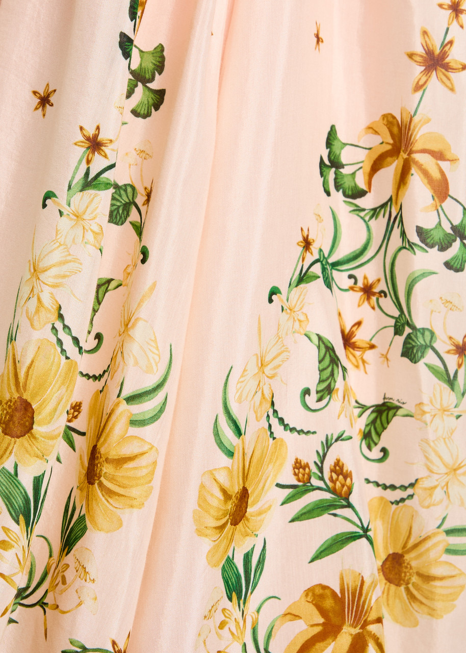 Farm Rio Botanical Beauty Floral Cotton-blend Midi Dress - 5