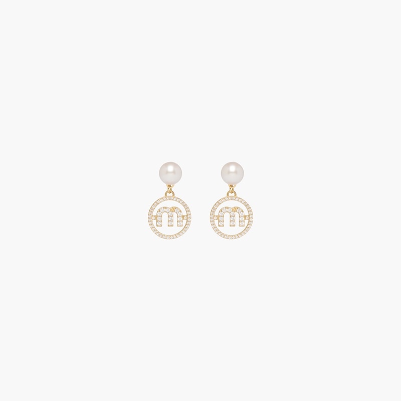 Miu Pearl pendant earrings - 2