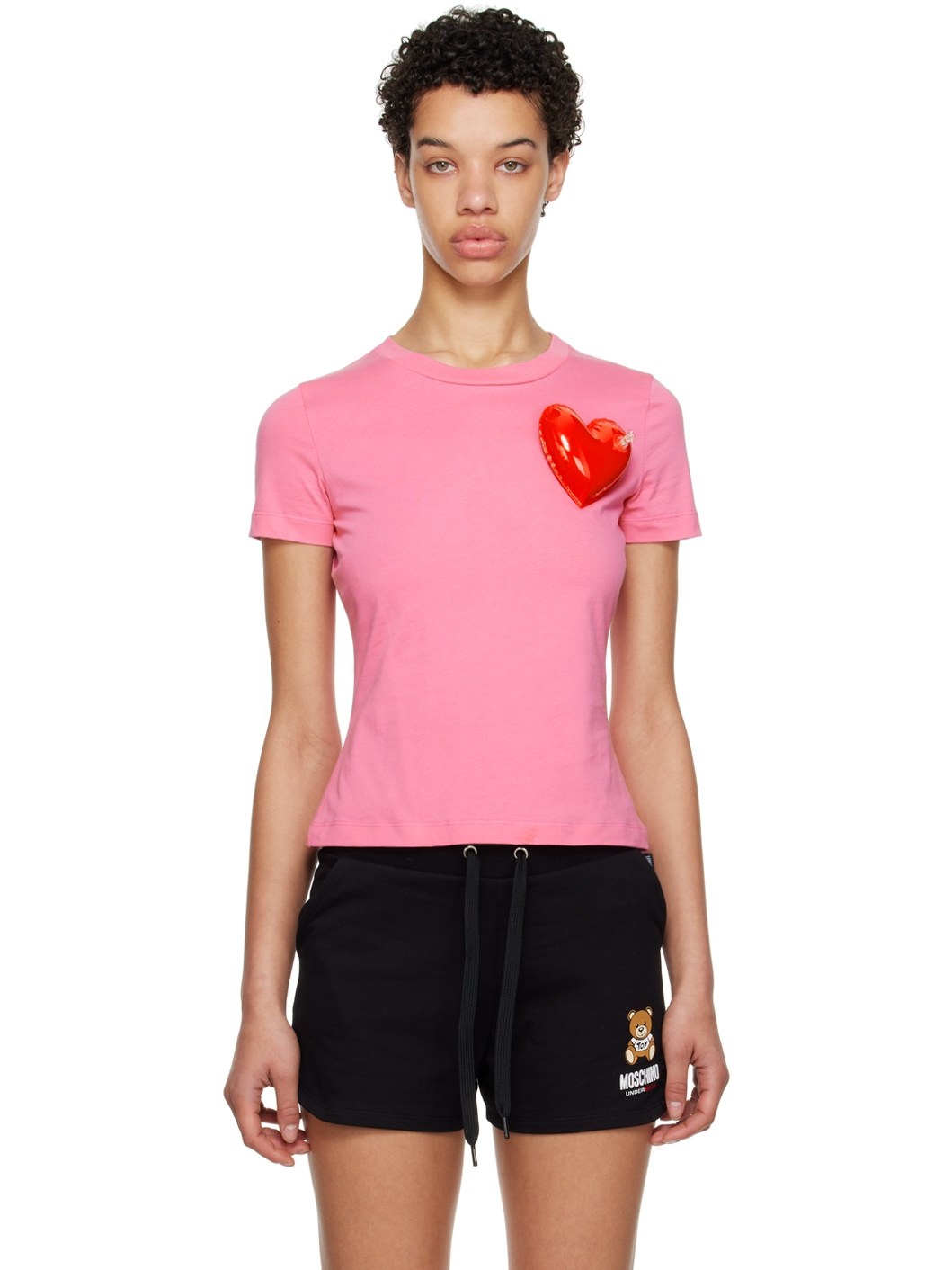 Pink Inflatable Heart T-Shirt - 1