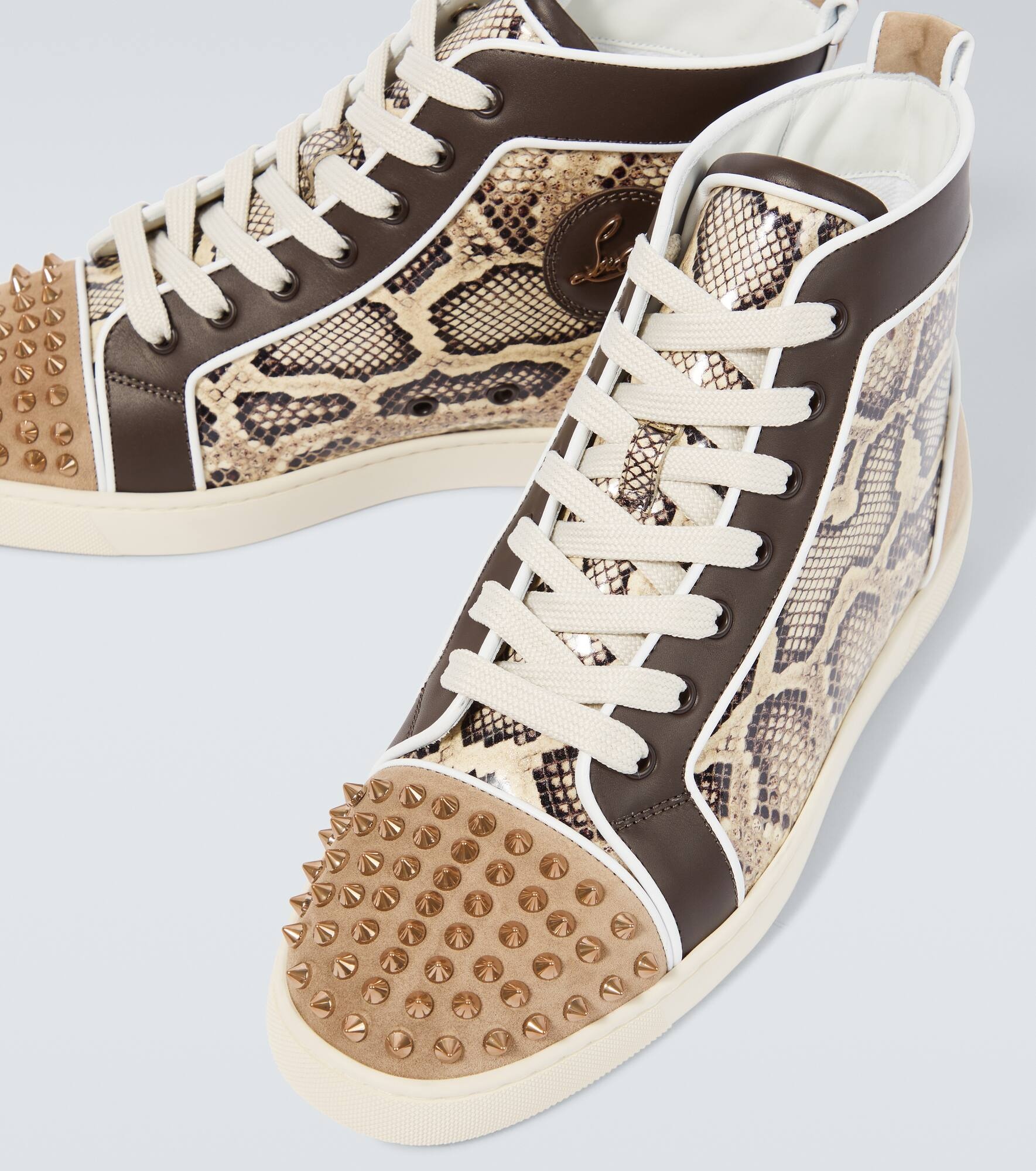Lou Spikes leather sneakers - 3