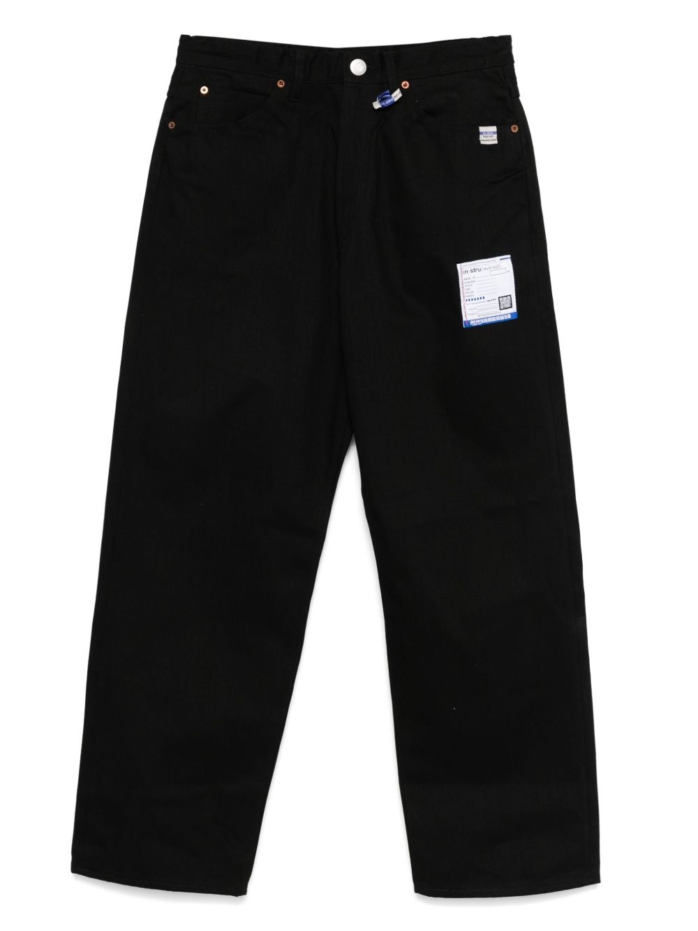 logo-patch trousers - 1