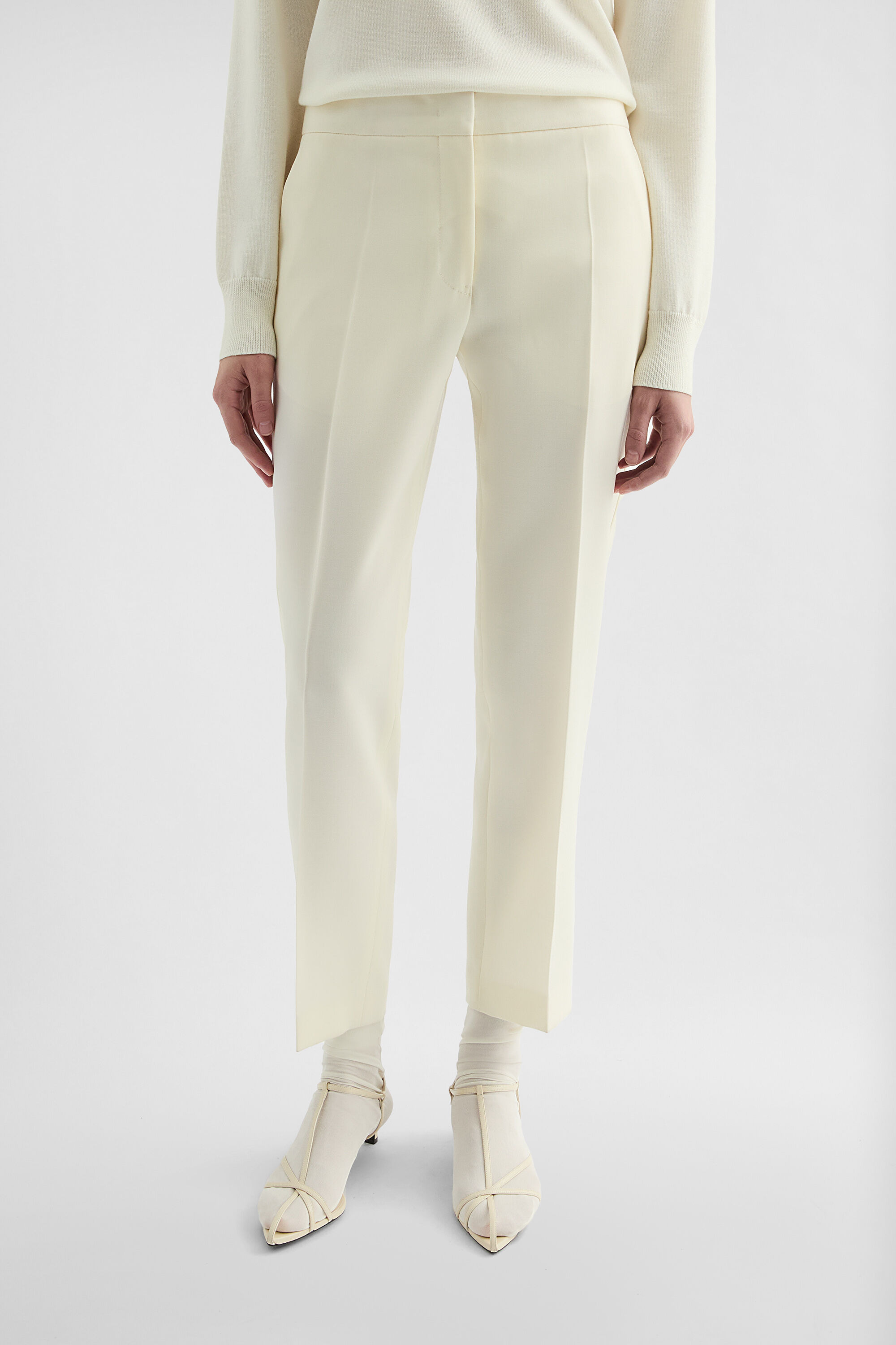 Wool Tailored Trousers - 2