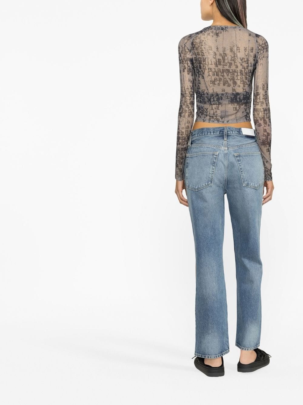 90s Low Slung denim jeans - 3
