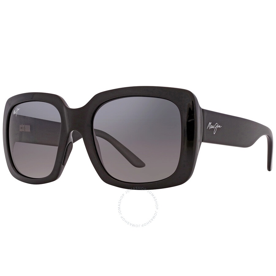 Open Box - Maui Jim Two Steps Neutral Grey Square Ladies Sunglasses GS863-02 55 - 5