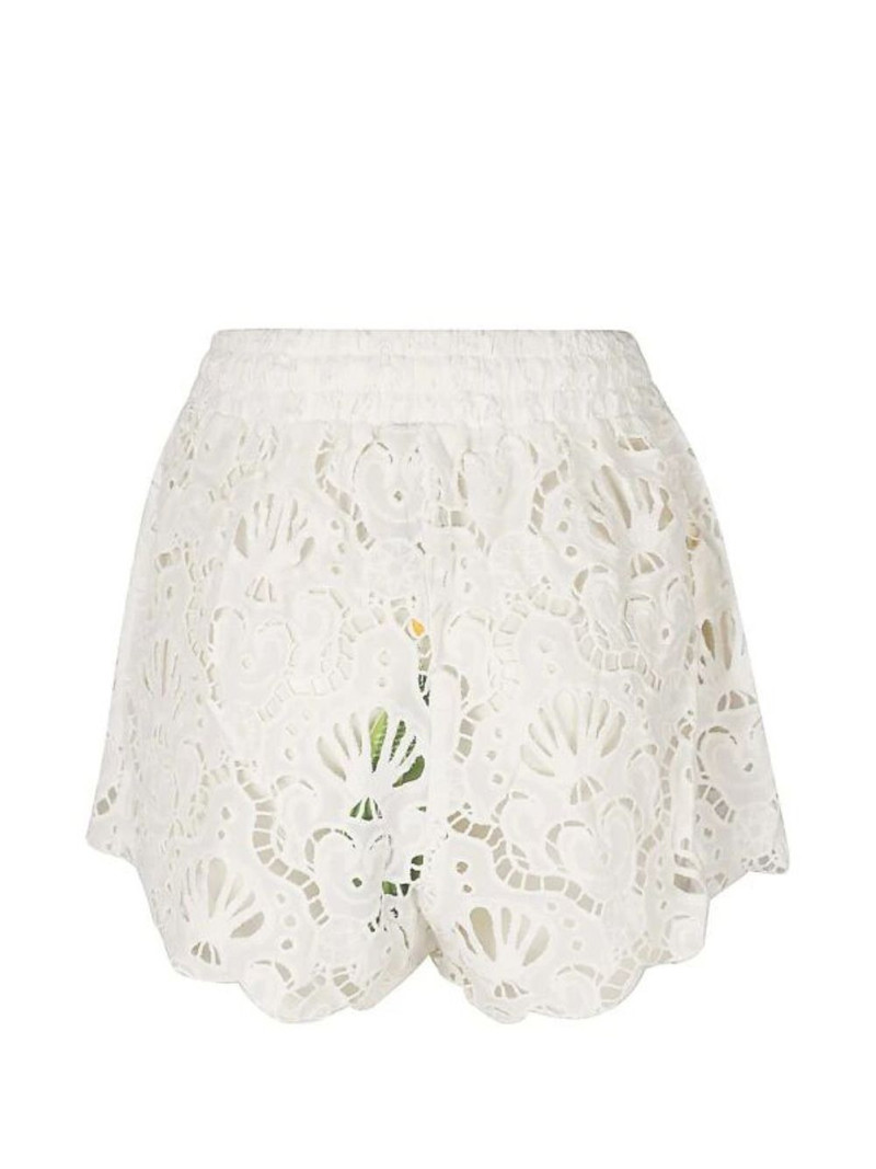 FARM RIO embroidered scalloped shorts outlook