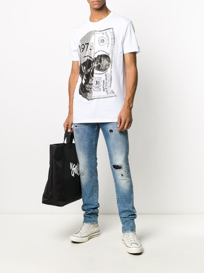 PHILIPP PLEIN super straight cut skull jeans outlook