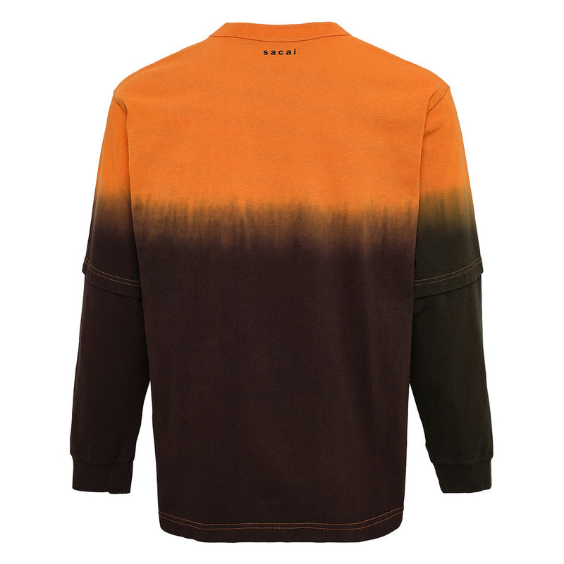sacai Garment Dye Cotton Jersey Long Sleeve Tee outlook