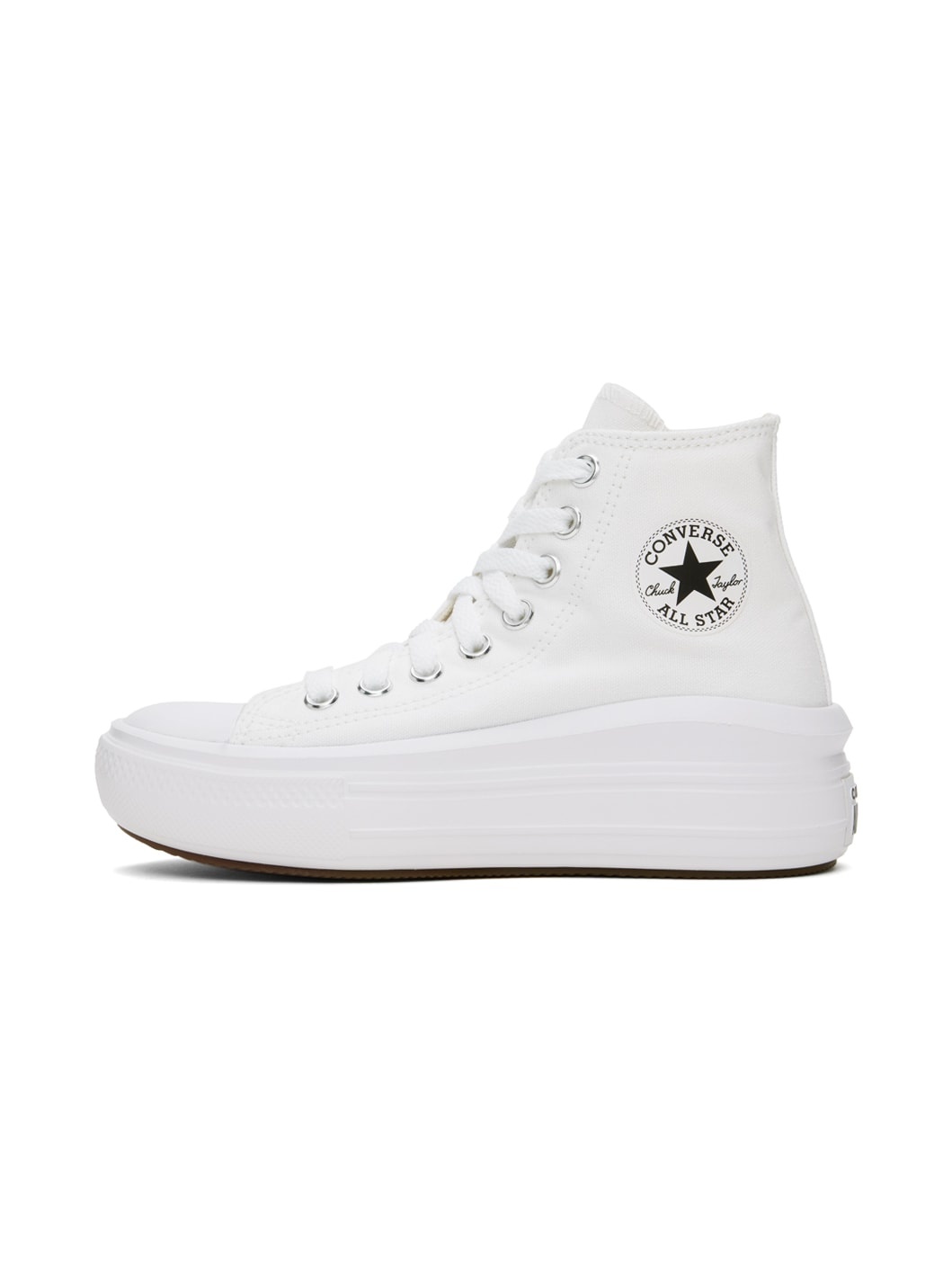 White Chuck Taylor All Star Move High Top Sneakers - 3