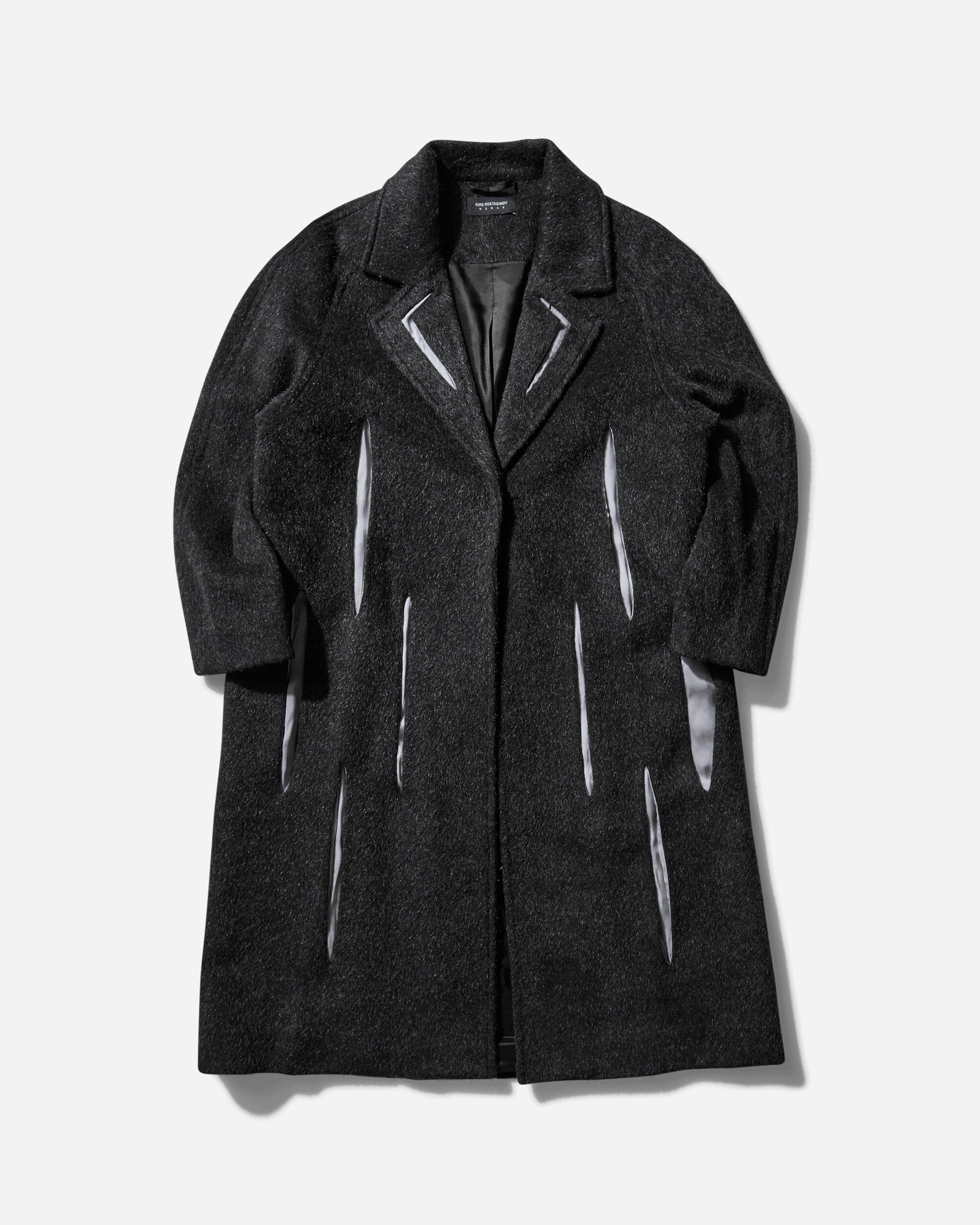 Women's Bowie Tailored Coat Sable Black / Silver - 1