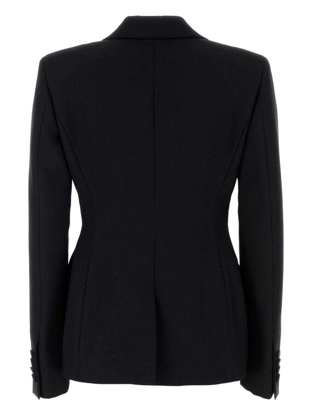 double-breasted wool blazer - 2