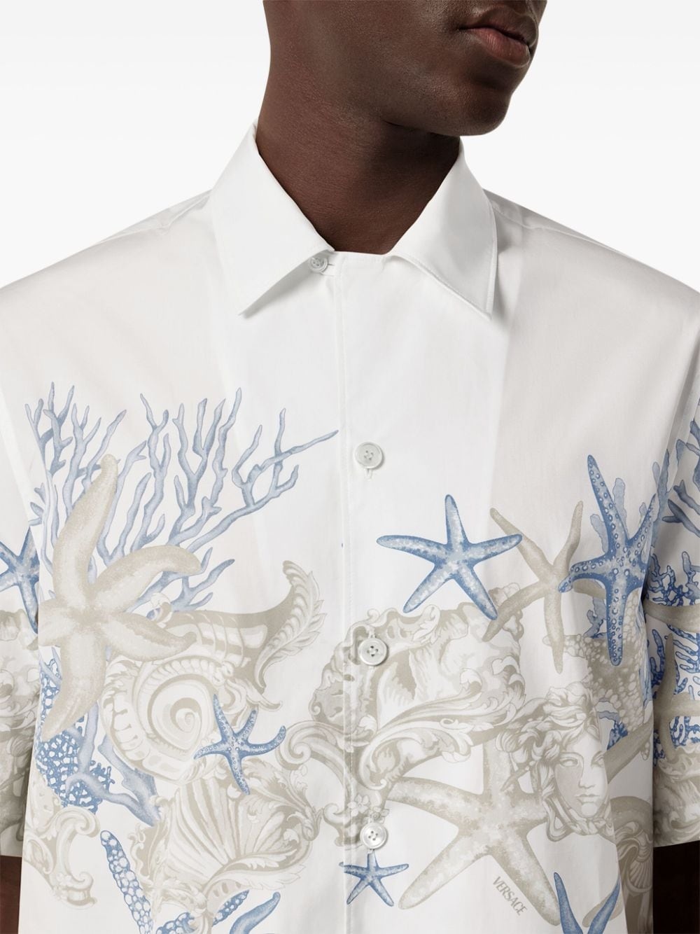 Barocco Sea cotton shirt - 5