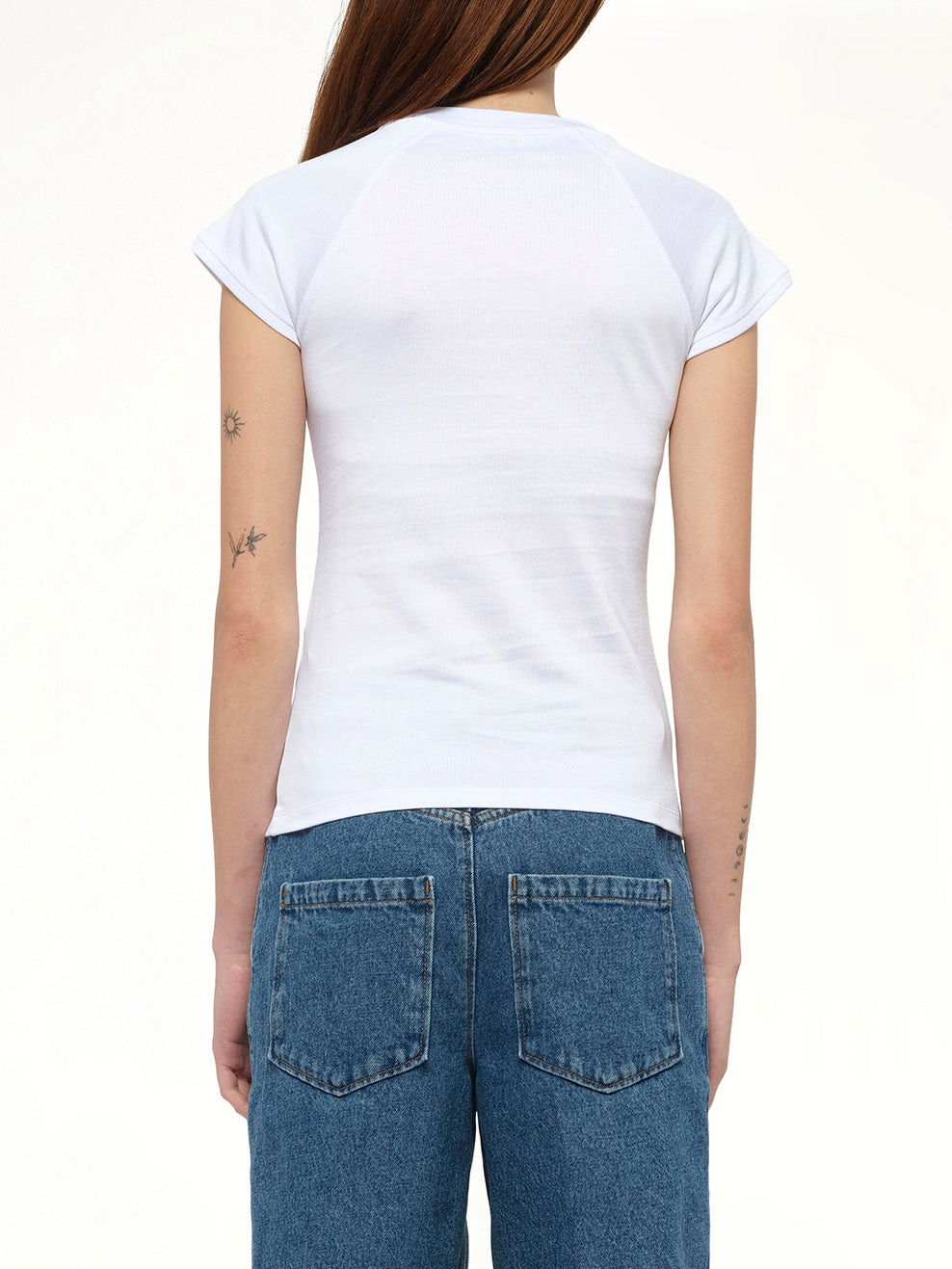 Small Fit T-Shirt in White - 5