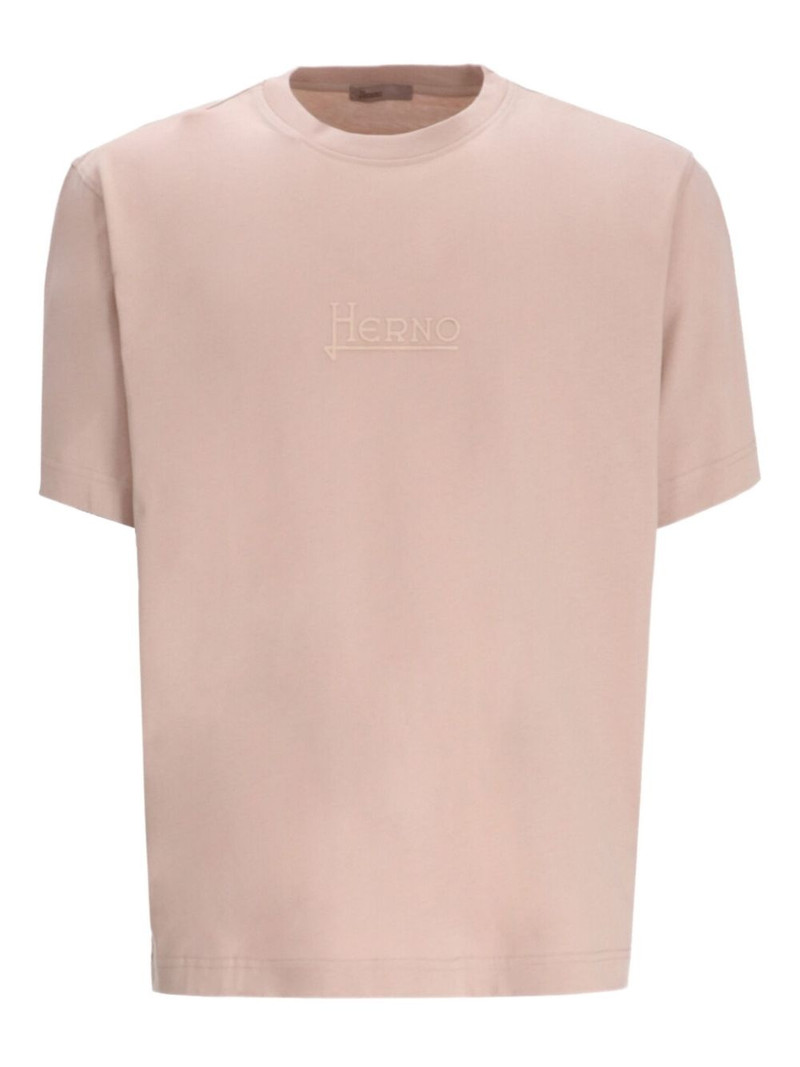 embroidered cotton T-shirt 1