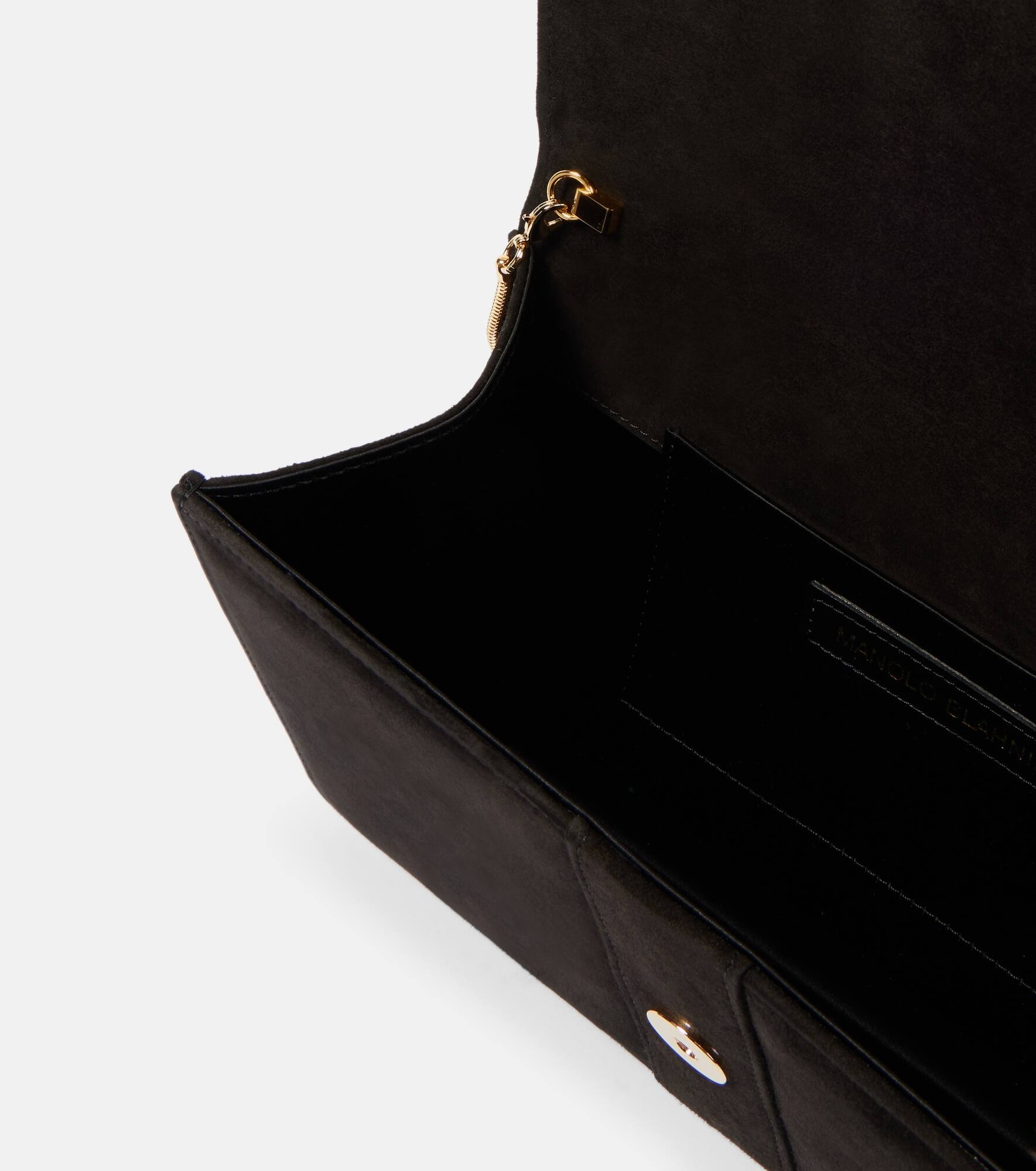 Capri embellished suede clutch - 3