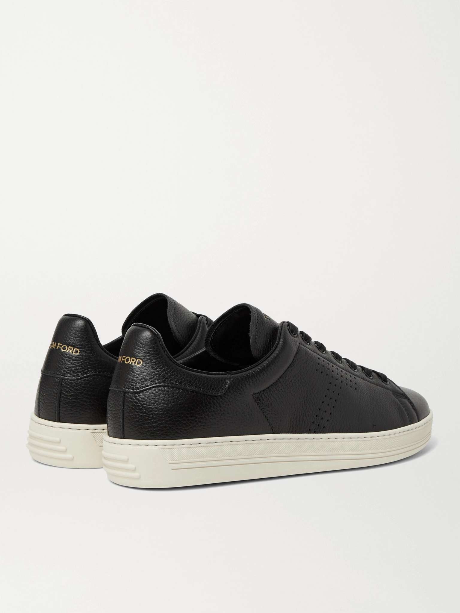 Warwick Perforated Full-Grain Leather Sneakers - 5