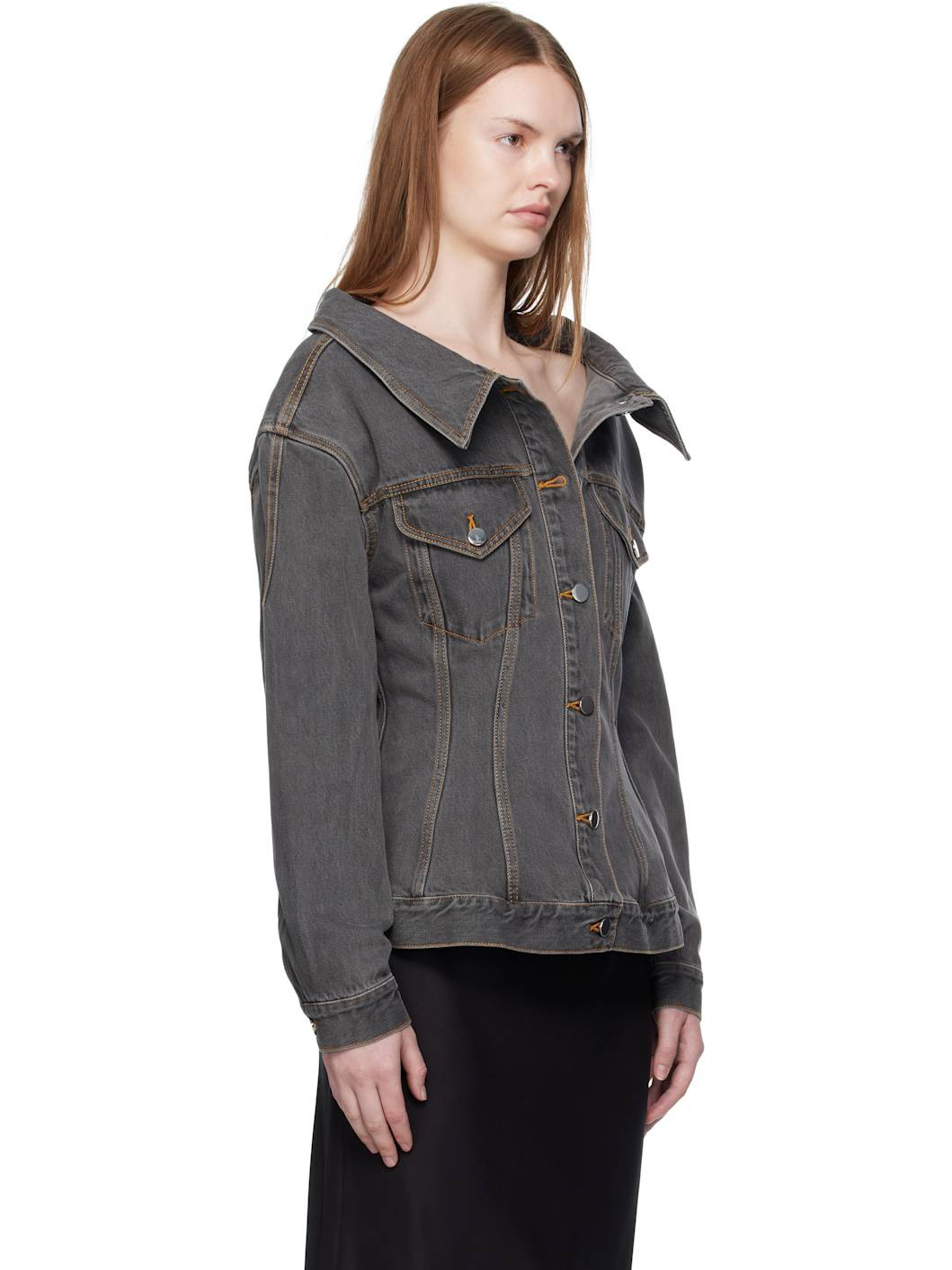 Gray Jemimah Denim Jacket - 2