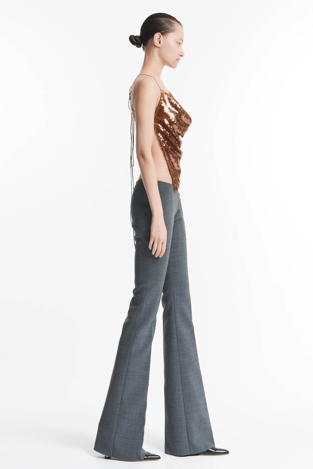 FITTED TROUSERS GREY - 3