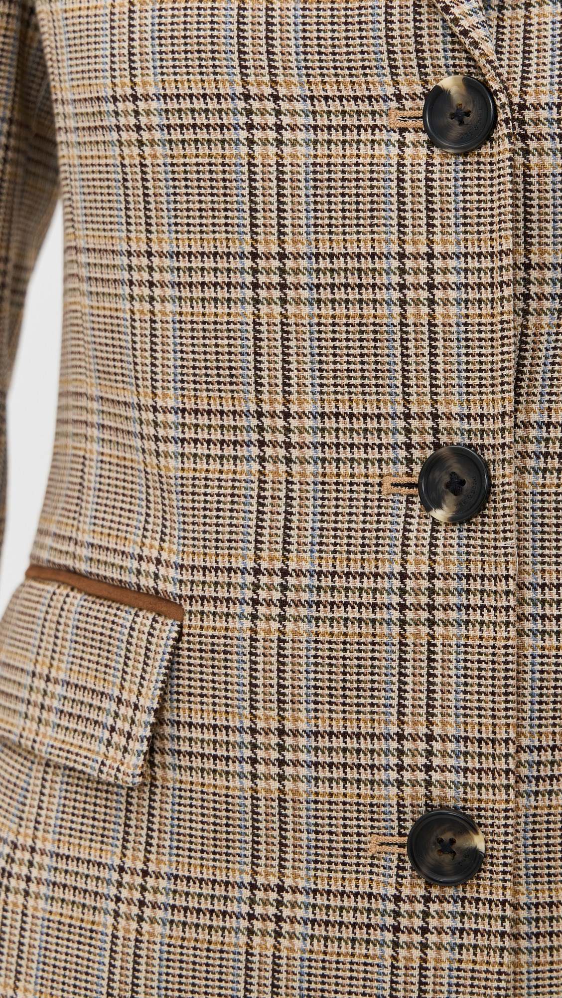 Evia Plaid Blazer - 5