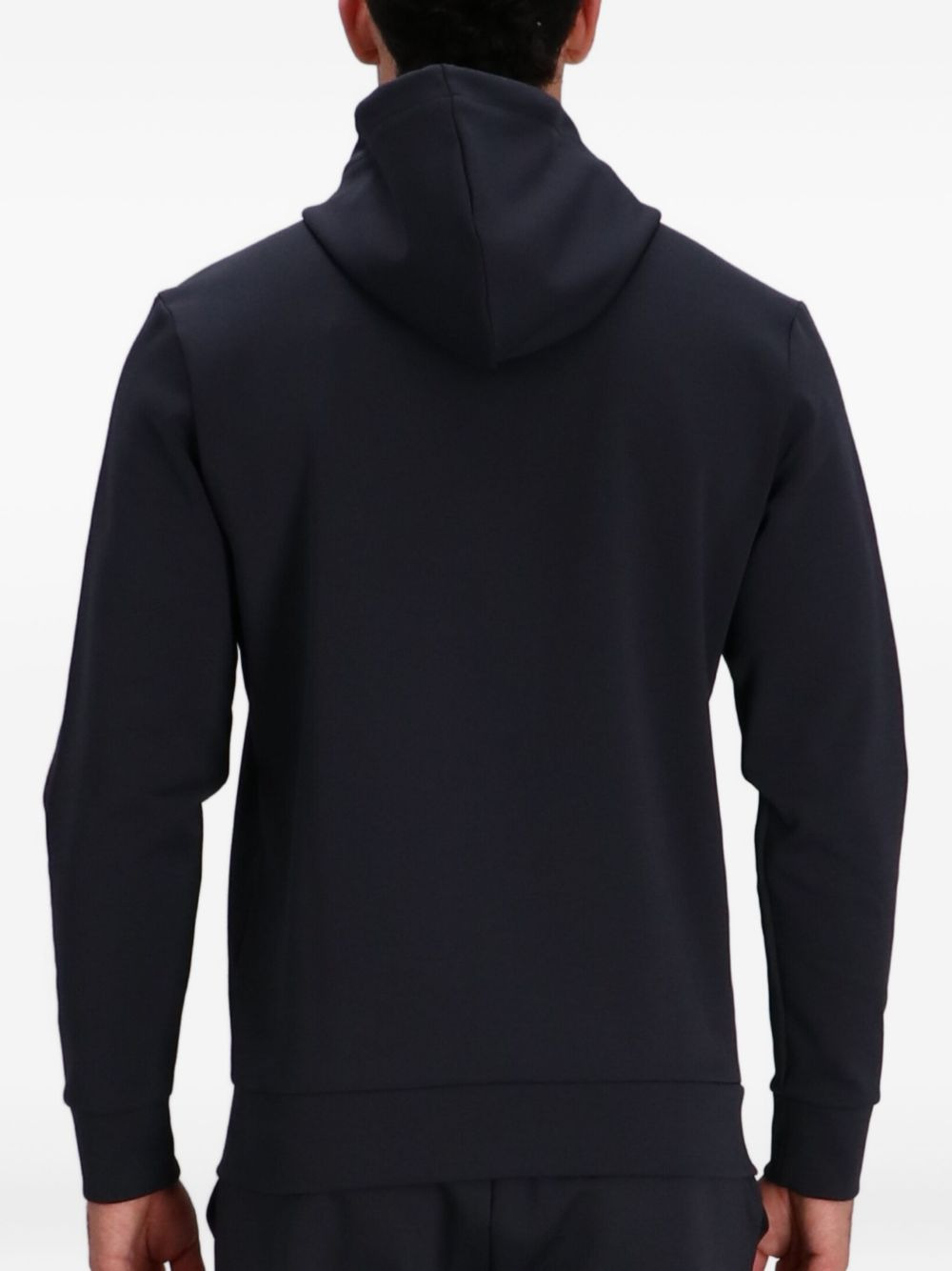logo-band hooded sweatshirt - 2