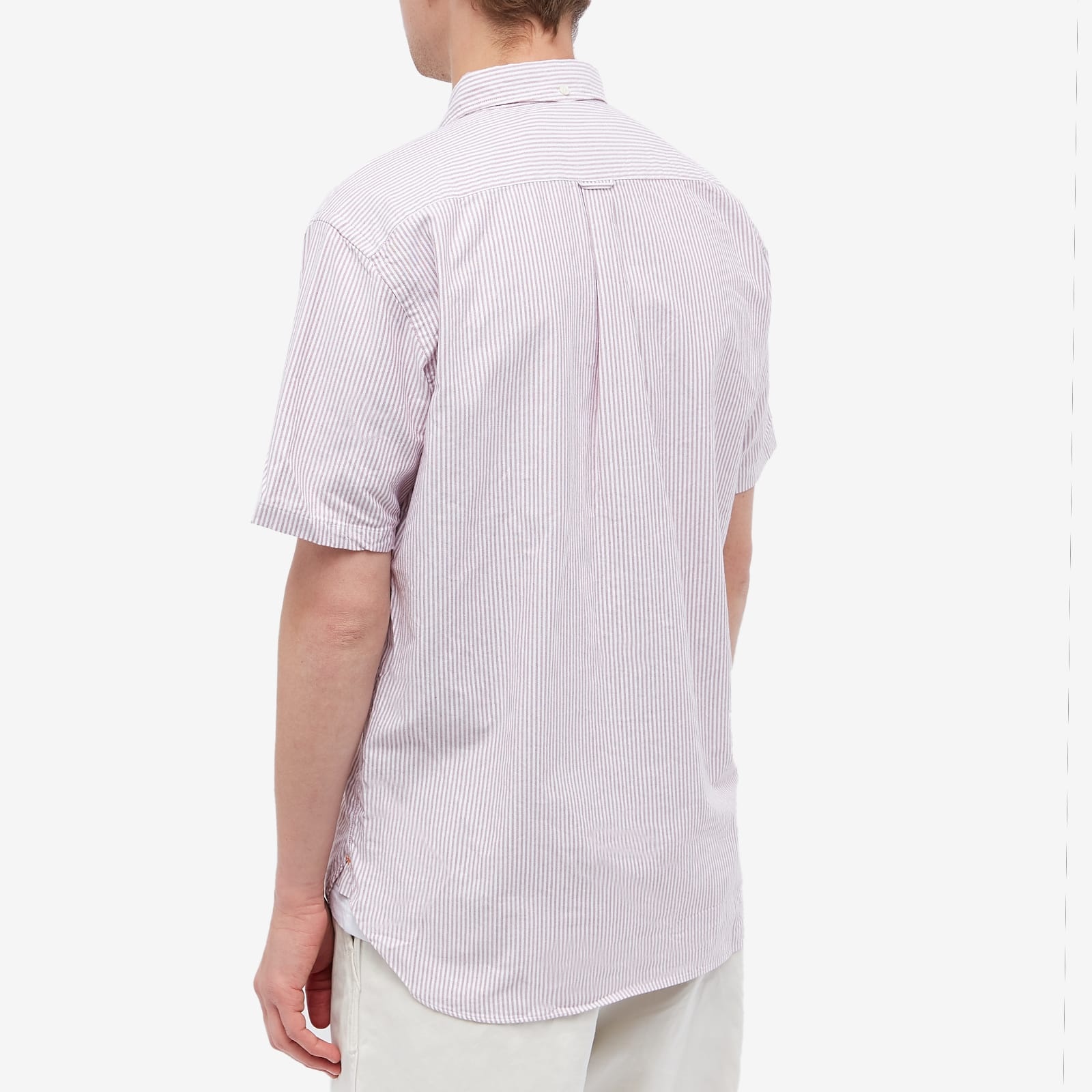 Beams Plus BD Candy Stripe Short Sleeve Shirt - 3