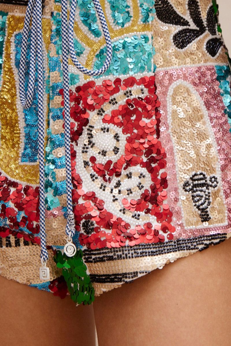 Jazz Embellished Corset Shorts 5